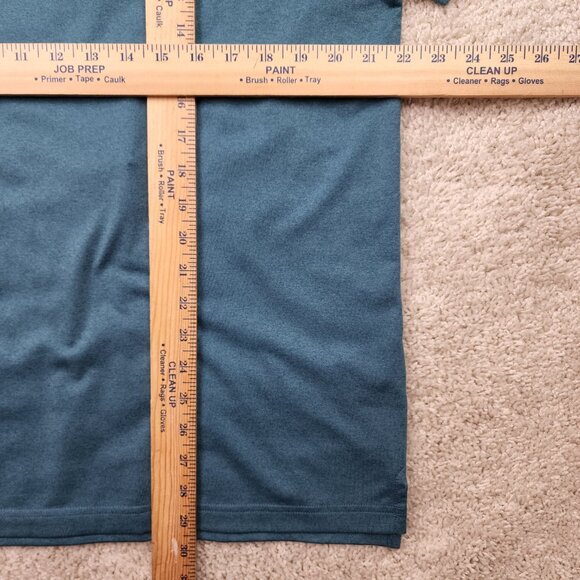 William Murray Golf Polo Mens L  Button Down Shirt Solid Print Blue  Y2K  clean - Picture 7 of 9